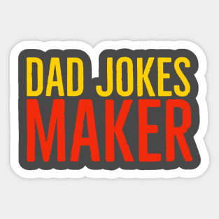 Dad jokes maker Sticker